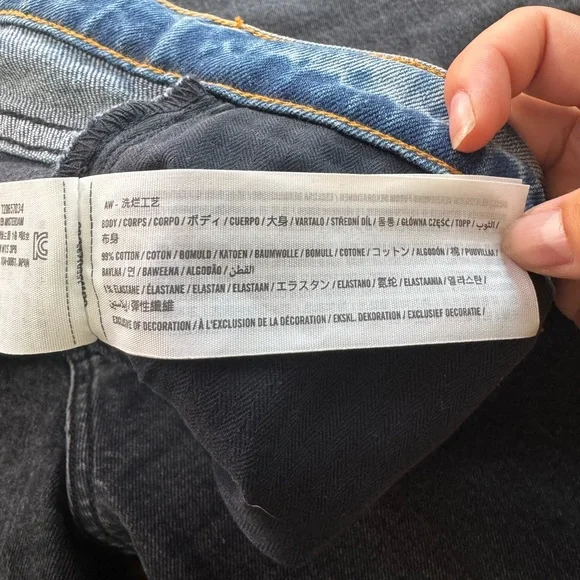 Vintage Abercrombie & Fitch 90's Relaxed High Rise Jeans Size 29 - Picture 3 of 5